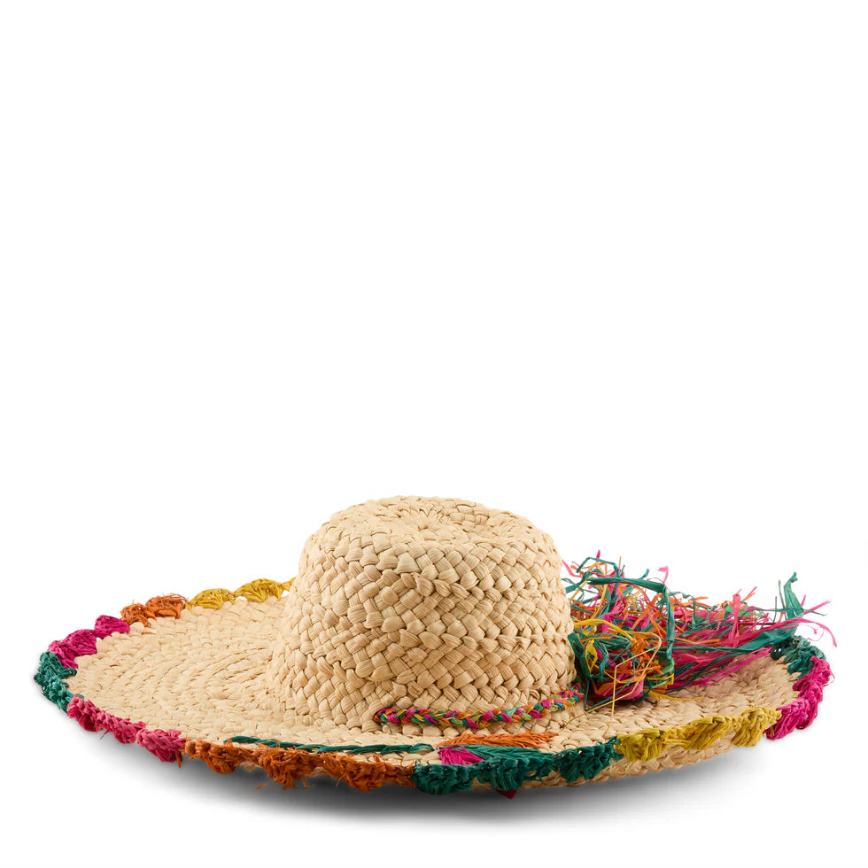 LAR RAFFIA HAT