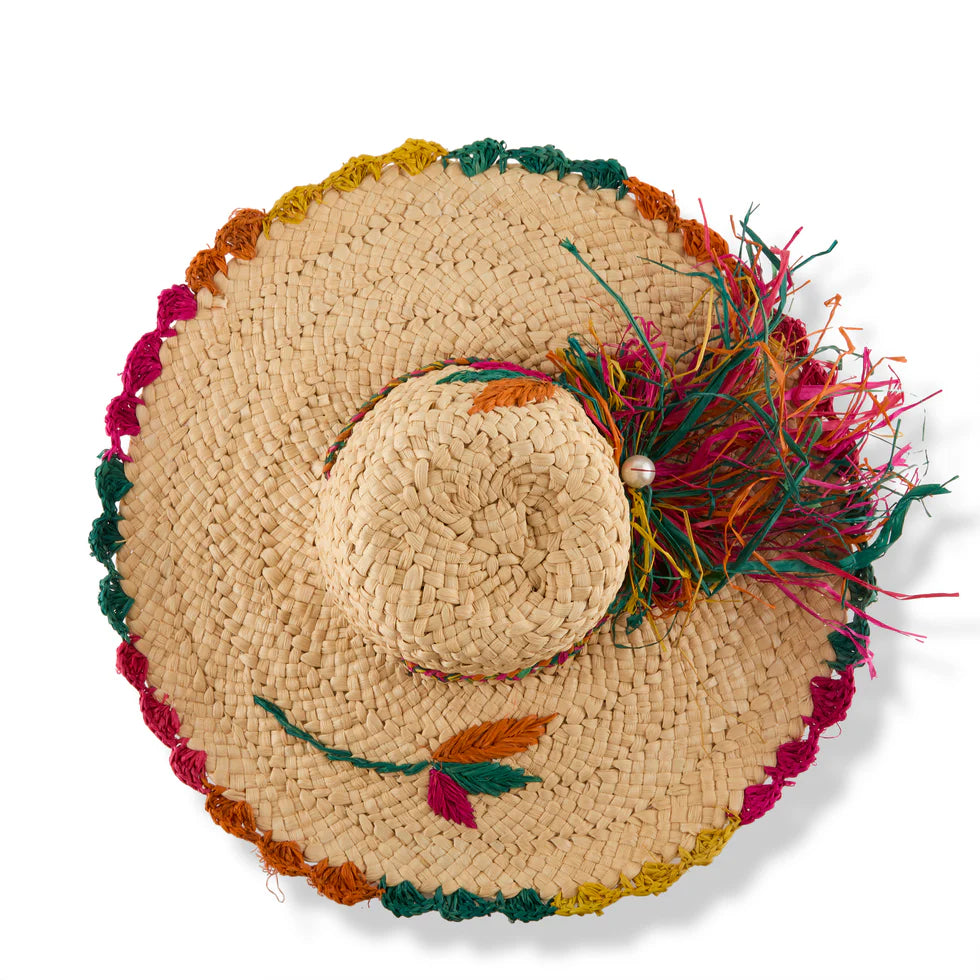 LAR RAFFIA HAT