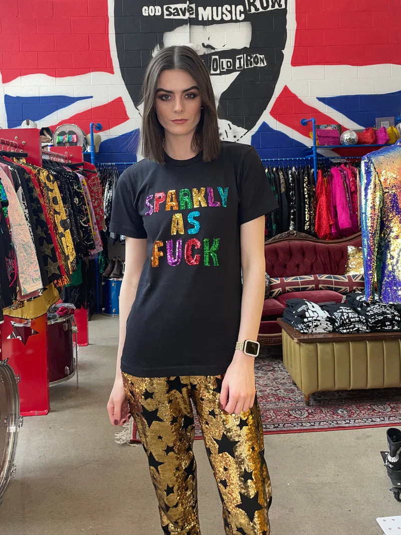 IRON SPARKLY AS F&CK TEE