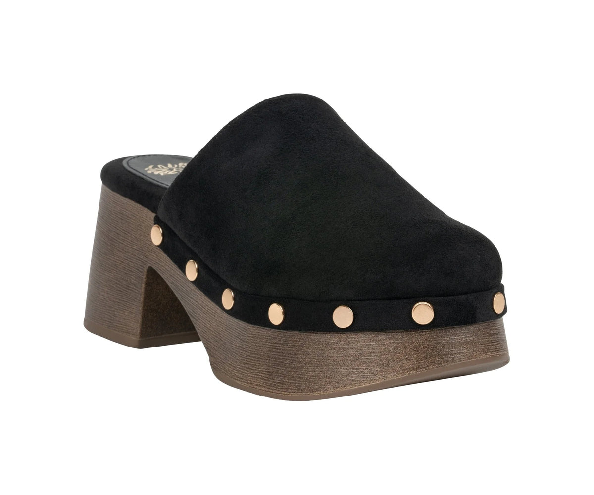 GC INNIS SUEDE CLOG PLATFORM
