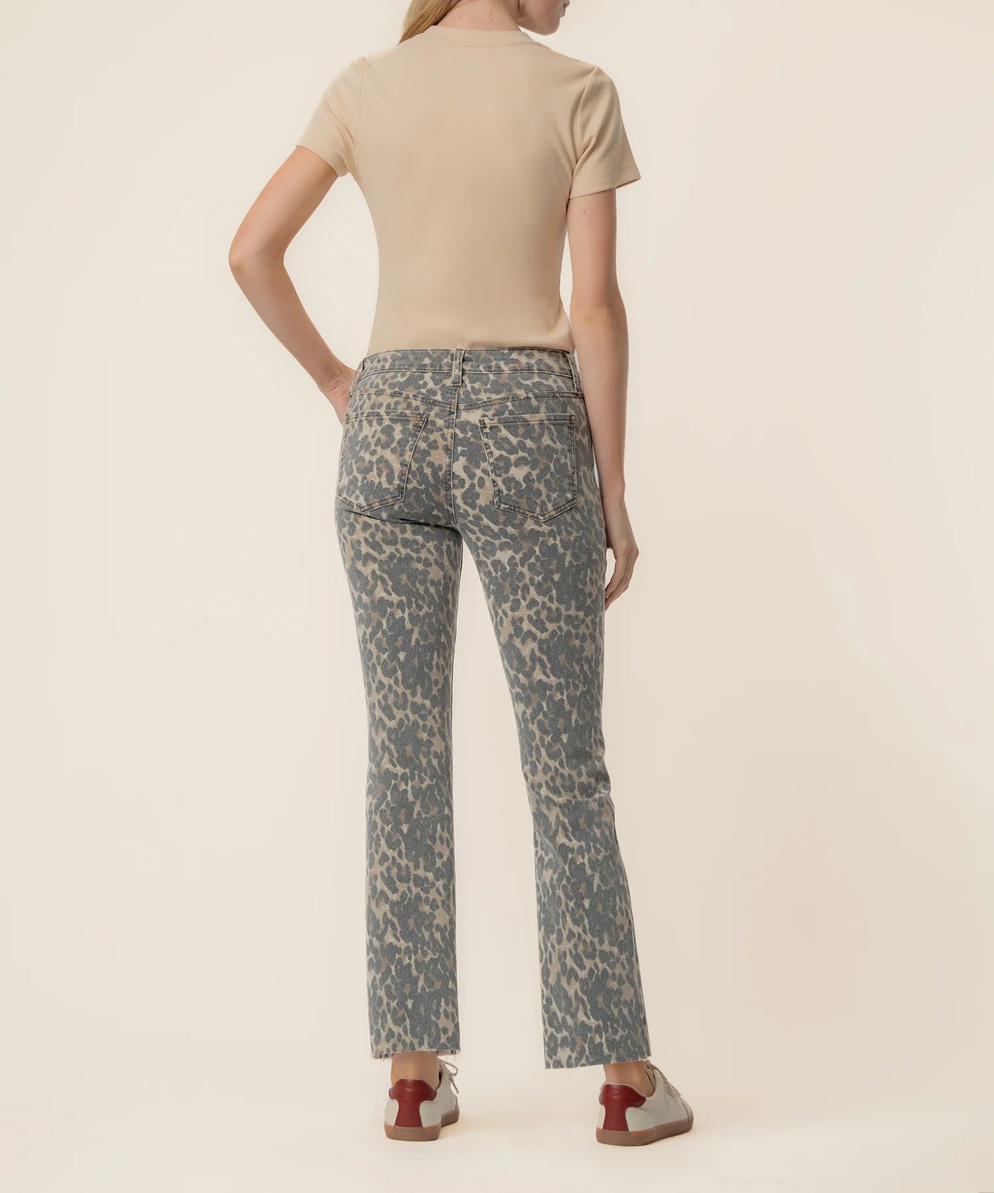 KUT KB63005 KELSEY CHEETAH JEAN