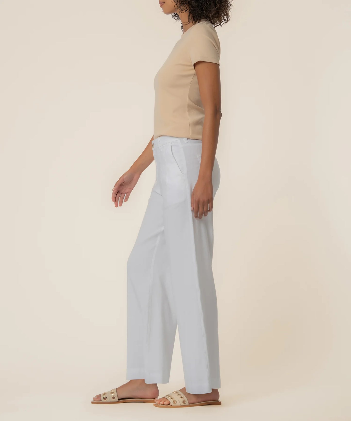 KUT KB74201 MEG LIN WIDE LEG PANT