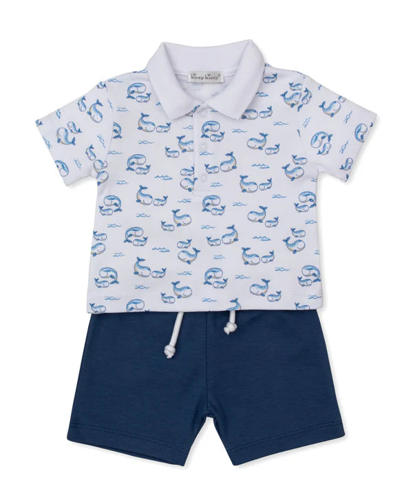 KISSY ASST BERMUDA POLO SET