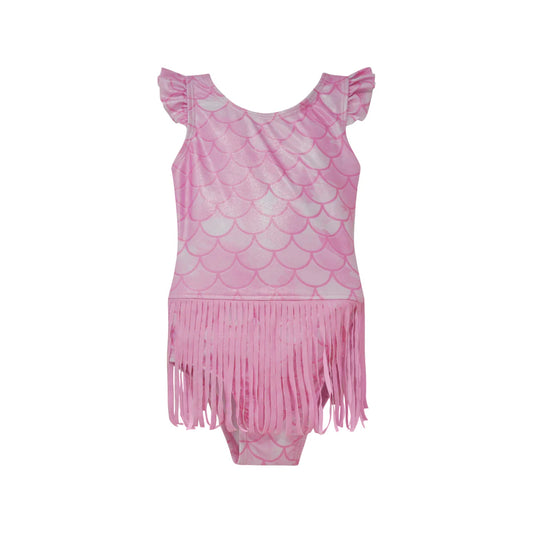 FLAP KEAF FRINGE MMAID SWIMSUIT