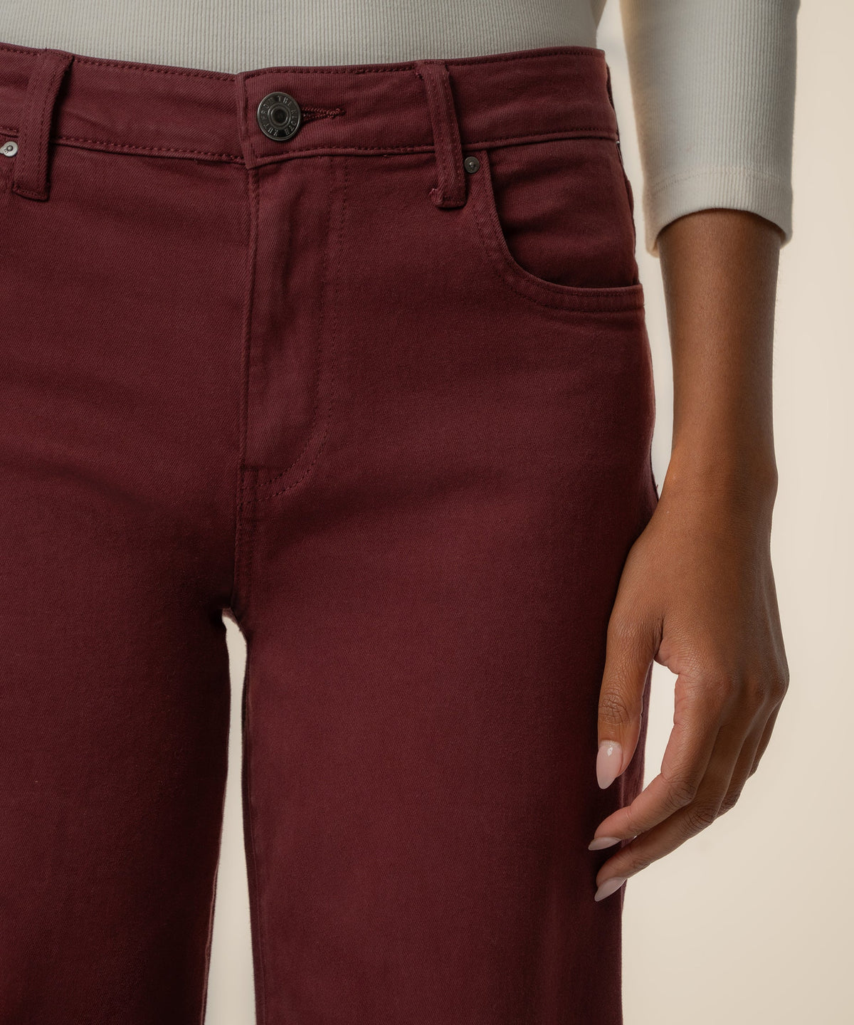KUT CHARLOTTE RAW HEM JEAN