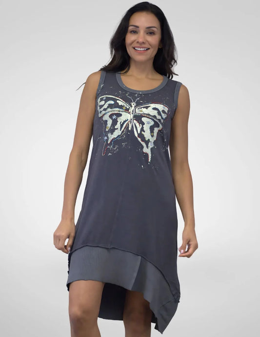 CAITE KSBHC85 BFLY DRESS