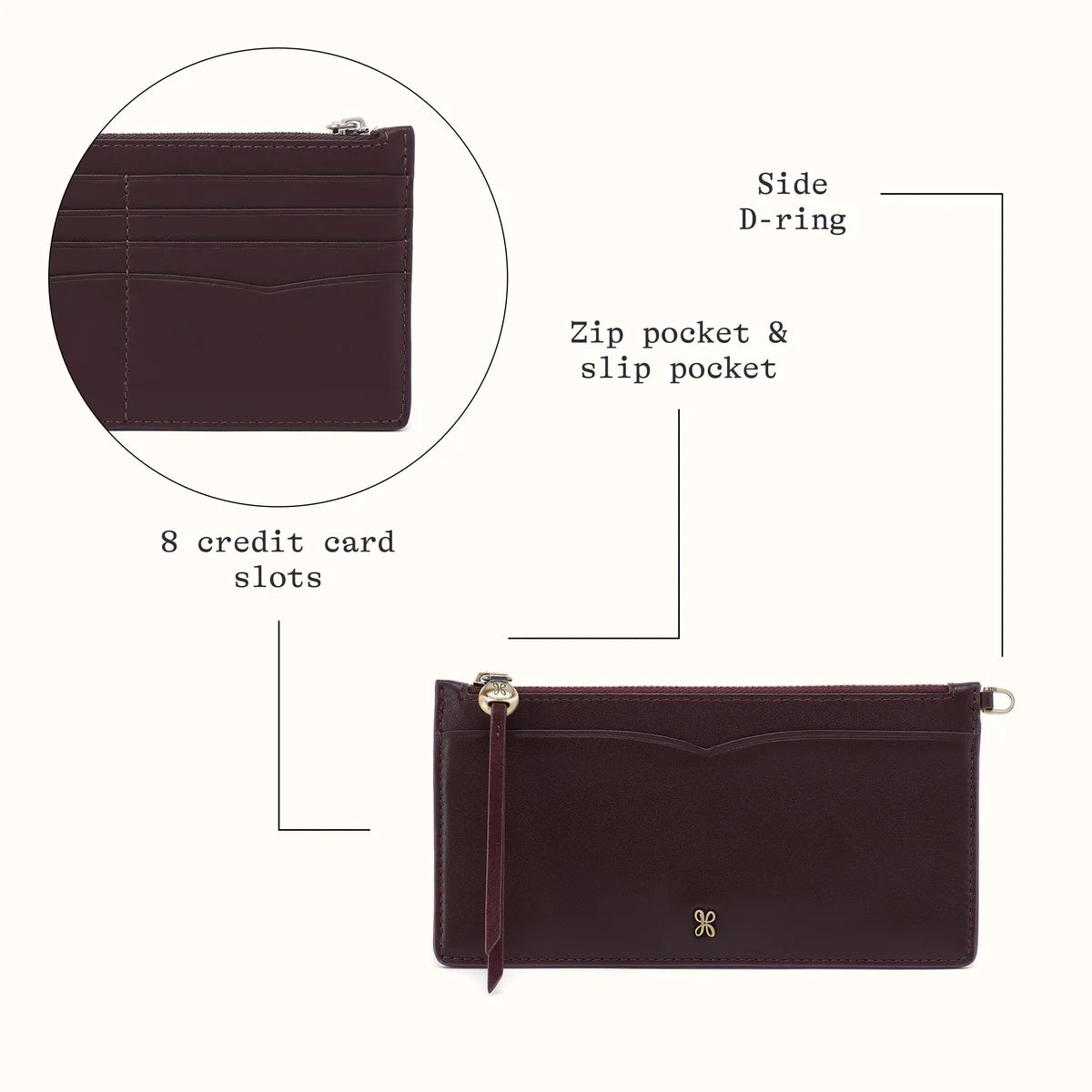 HOBO CARTE LARGE TRAVEL WALLET