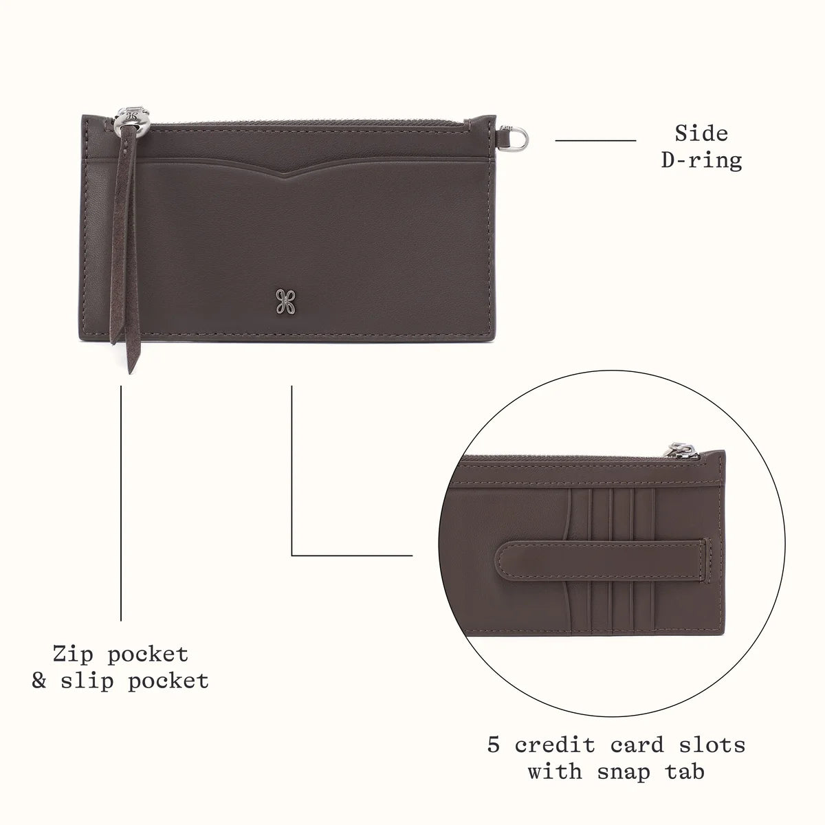HOBO CARTE TRAVEL INSERT WALLET