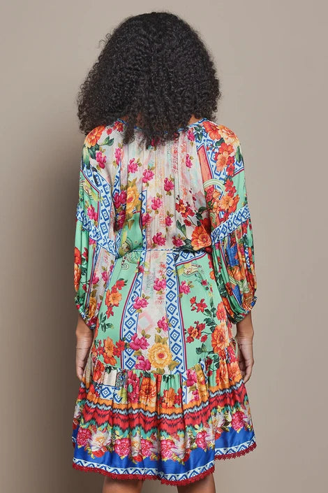 LULA CARLISLE SS DRESS W/TIE