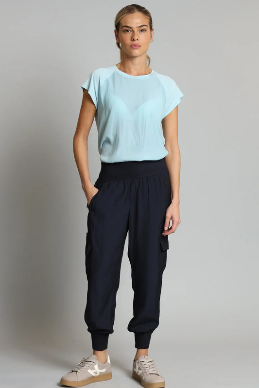 LOLA P4162 SATIN CARGO PANT