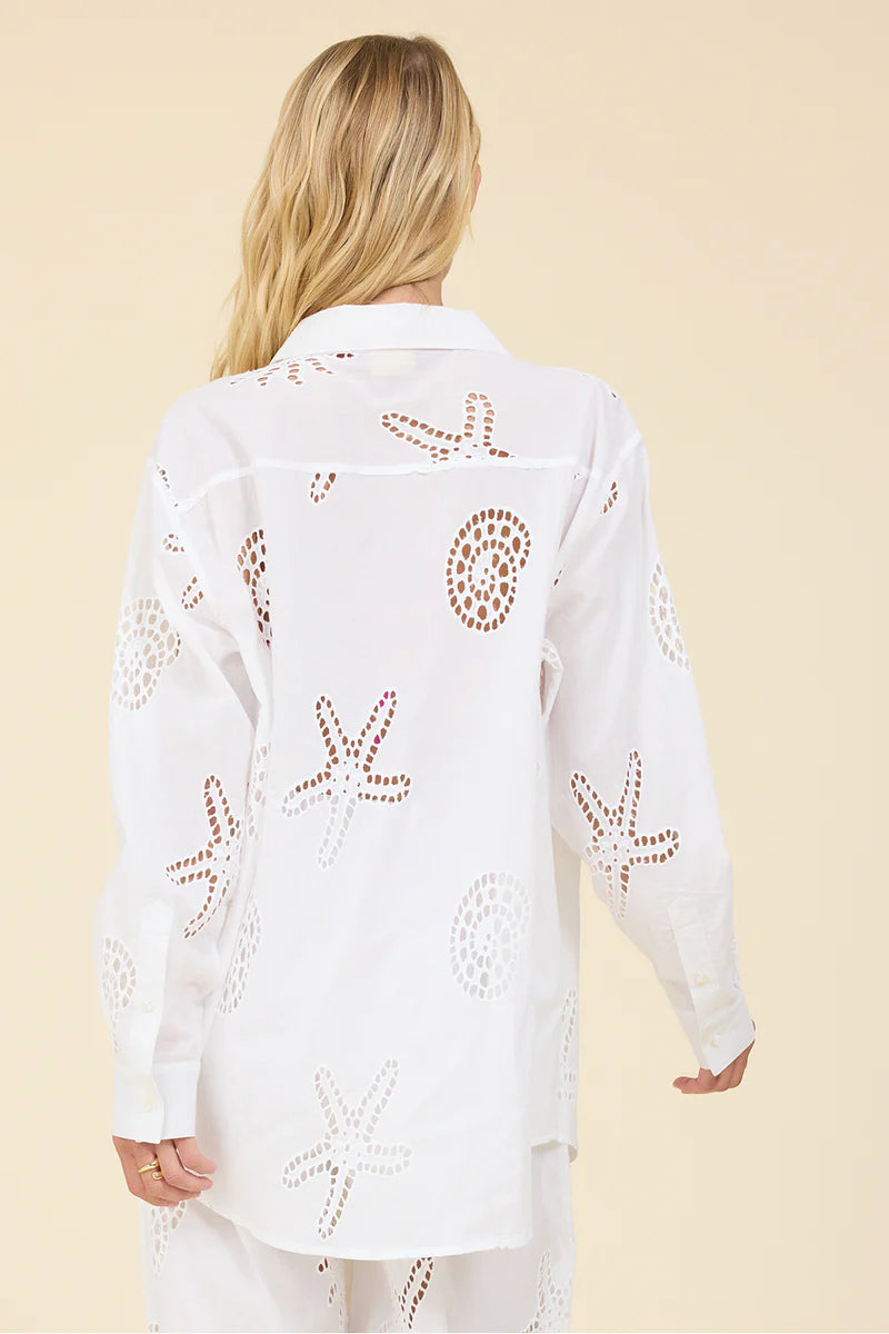 SURF EYELET BTN DOWN SHIRT