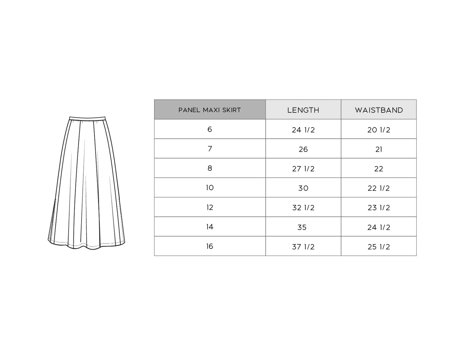 AVERY 456948 PANEL MAXI SKIRT
