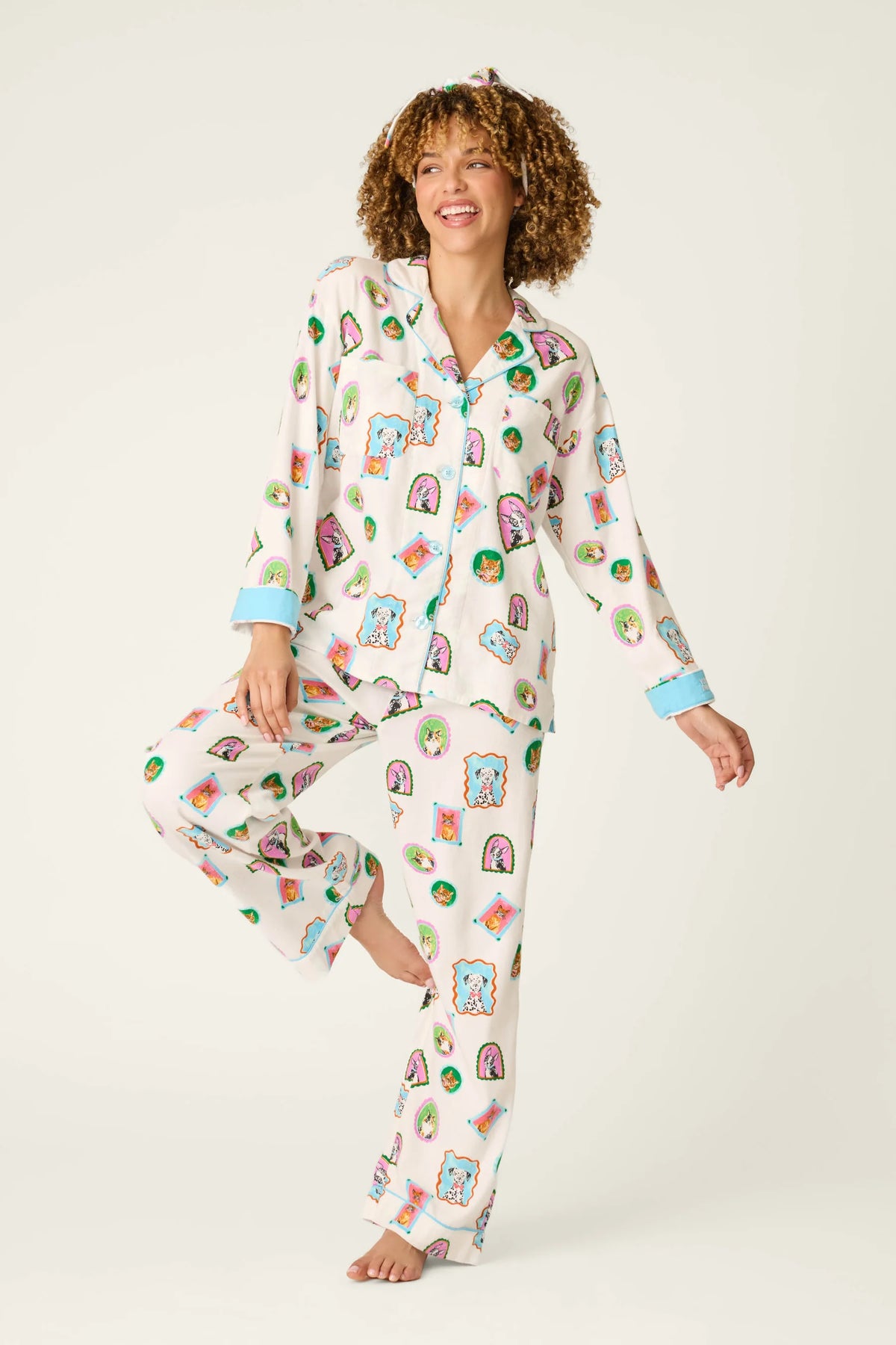 PJS RZFLP FLANNEL PET SET
