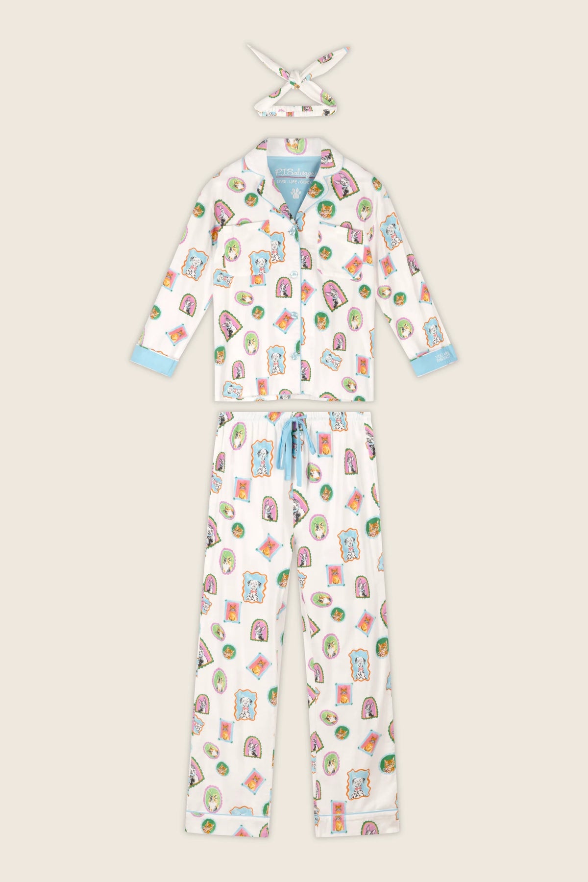 PJS RZFLP FLANNEL PET SET