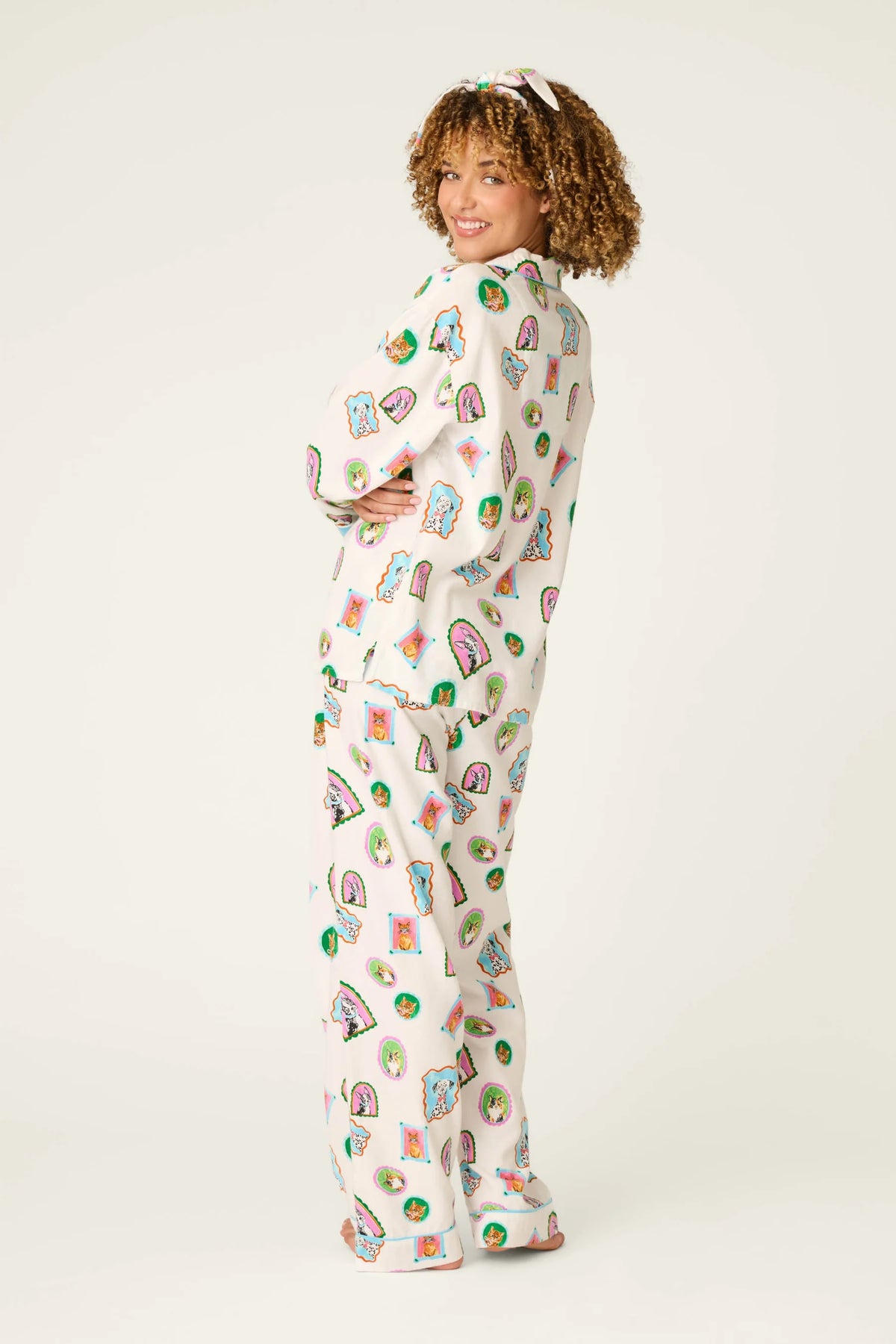 PJS RZFLP FLANNEL PET SET