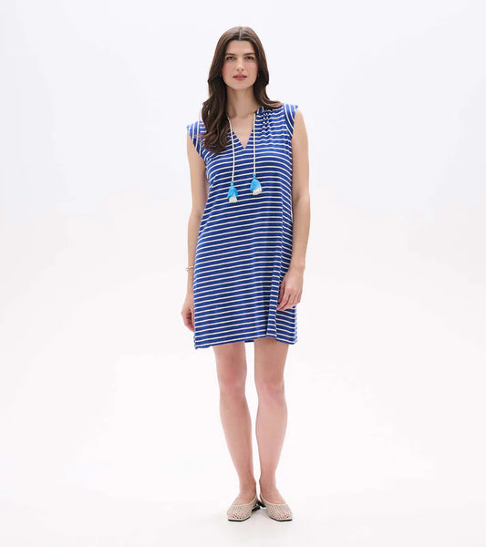 HATLEY ZOEY STRIP FLTR DRESS