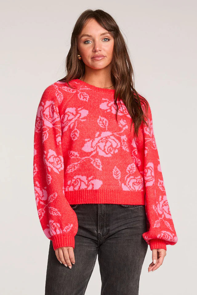 SALT S3852 FLRL SWEATER