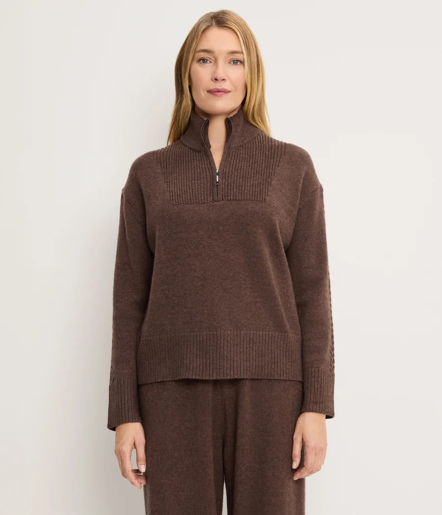 MS SCP034 RAYLEE HALF ZIP SWTR