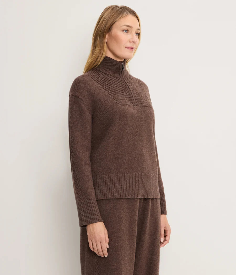MS SCP034 RAYLEE HALF ZIP SWTR