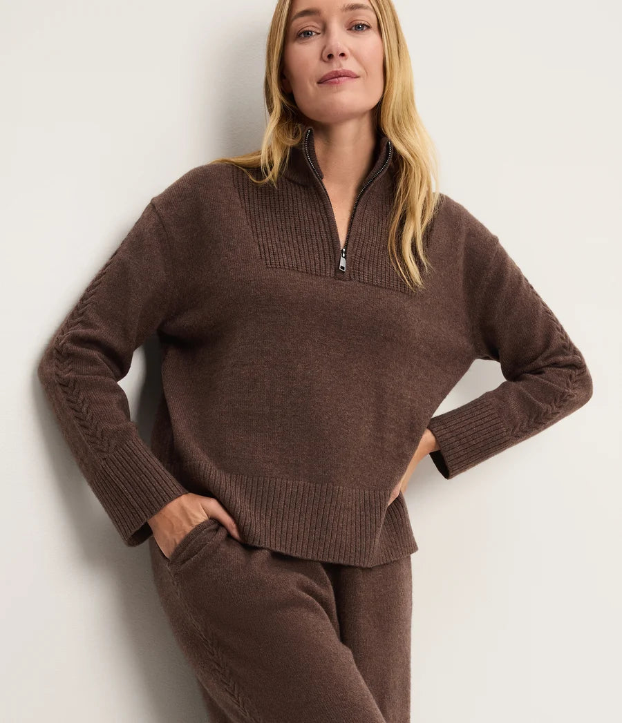 MS SCP034 RAYLEE HALF ZIP SWTR
