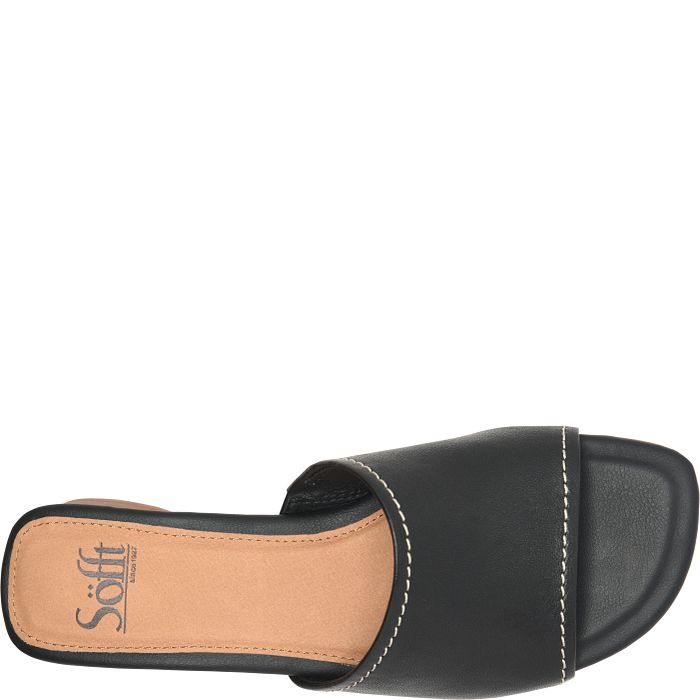 SOFT SAHARA LTHR OPEN HEEL