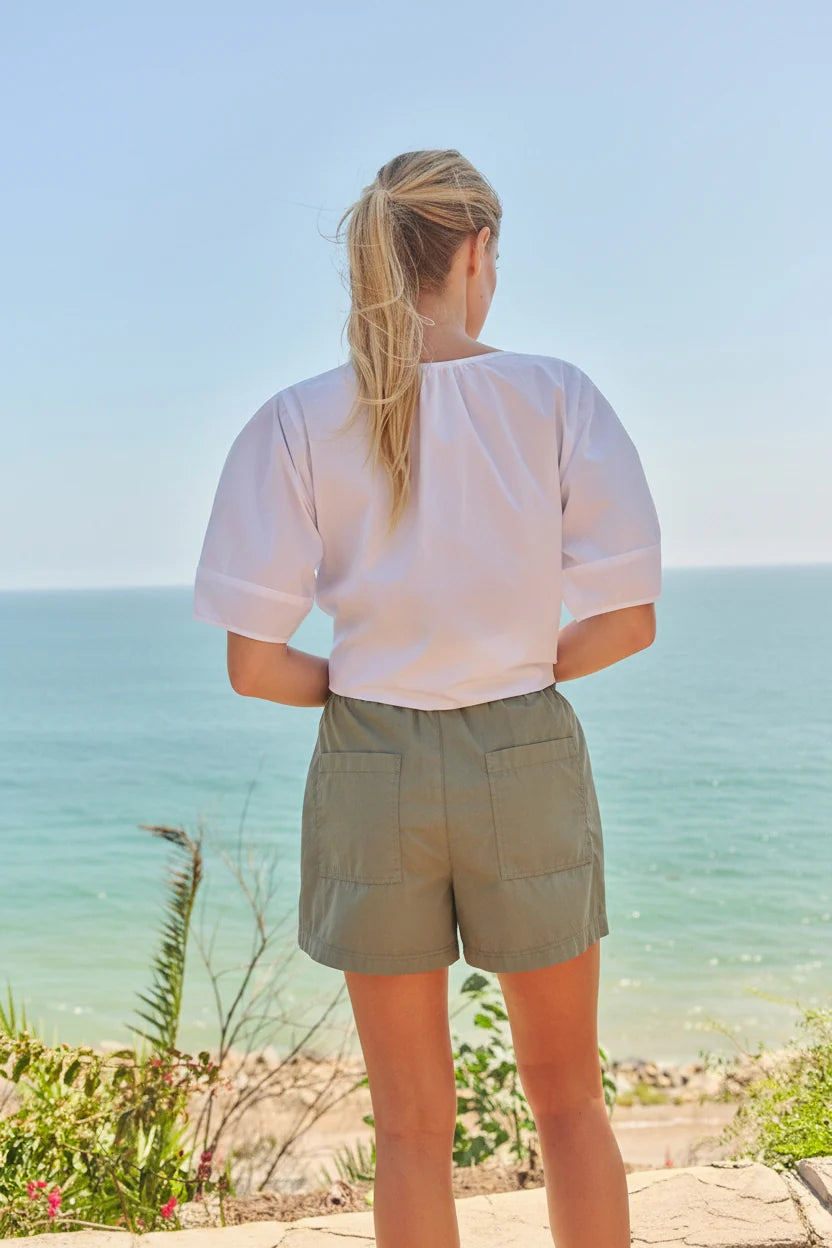 SUN POPH71 POPLIN SHORT
