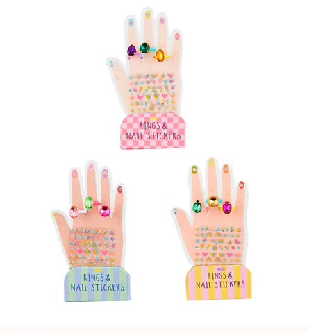 MUD RINGS & NAIL STICKERS