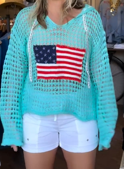 POL FLAG HOODIE