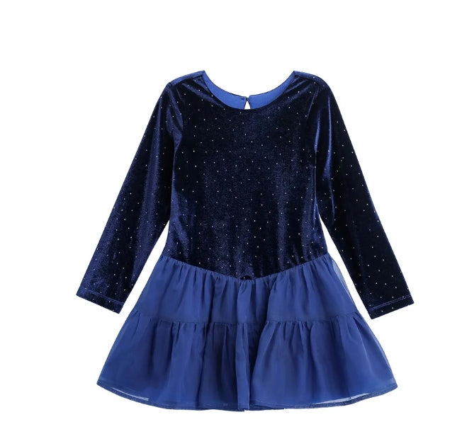 CHUMS 8107 VELV LS RHSTN DRESS