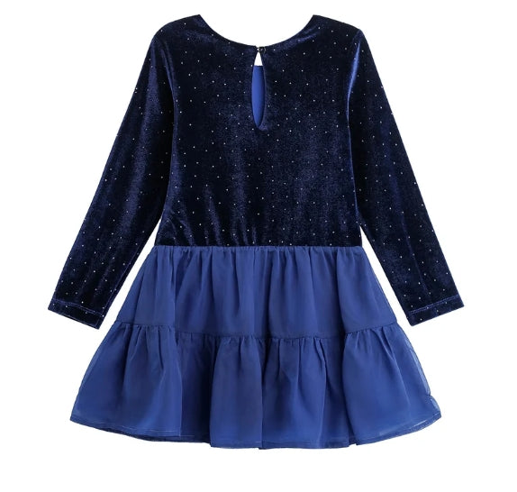 CHUMS 8107 VELV LS RHSTN DRESS