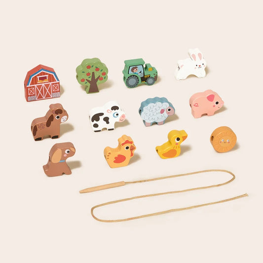 123TJ003 LACING ANIMALS TOY