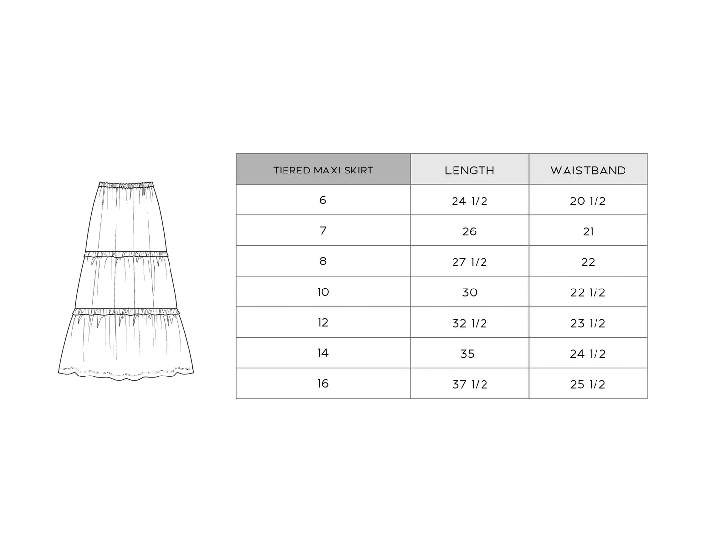 AVERY 456948 MAXI SKIRT