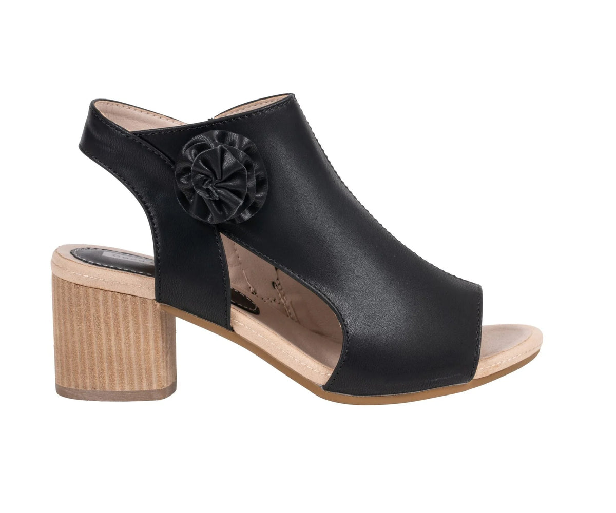 GC ZAKKI PEEPTOE 1FLWR CHUNKY HEEL
