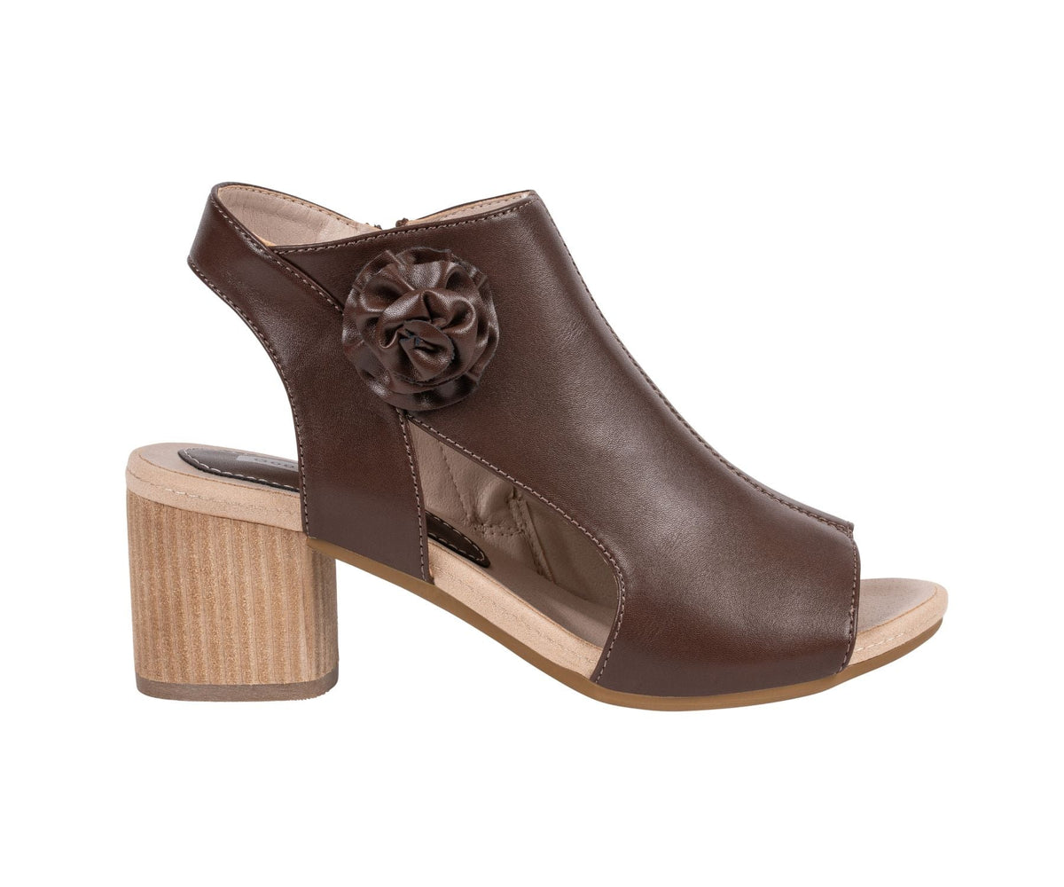 GC ZAKKI PEEPTOE 1FLWR CHUNKY HEEL