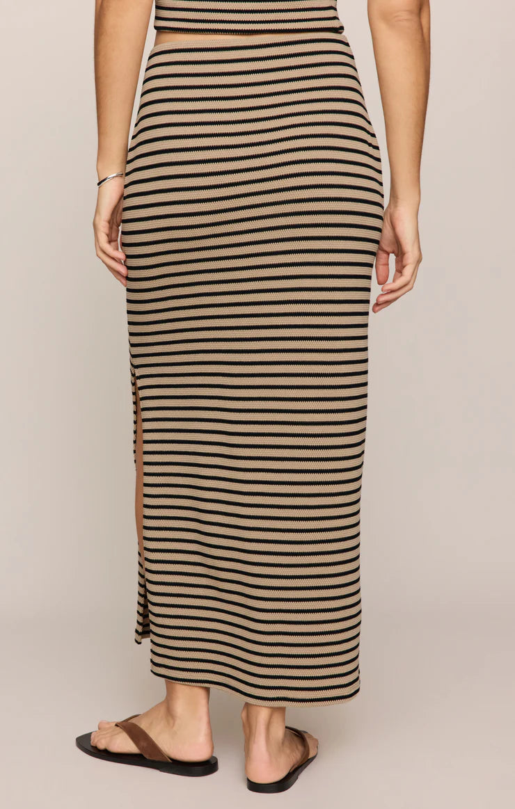 ZSUPP AINSLIE STRIP MIDI SKIRT