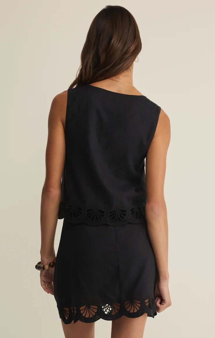 ZSUPP CHARLENE LASER CUT TANK