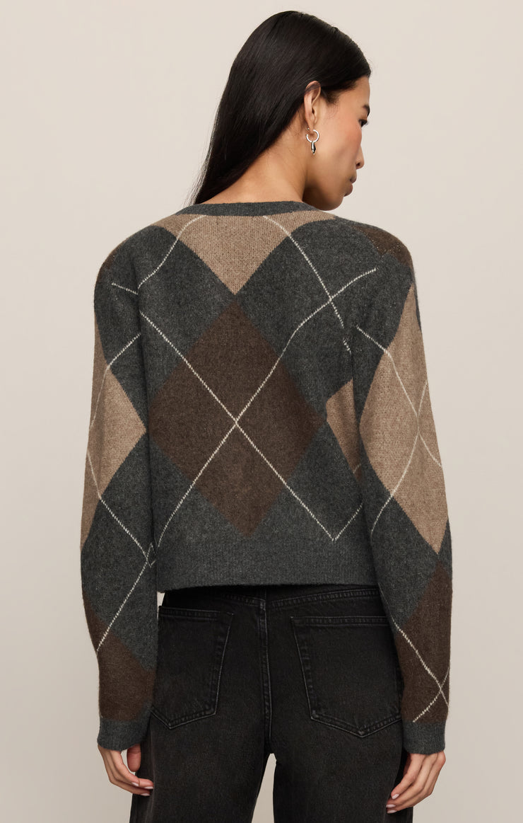 ZSUPP MEDINA ARGYLA CARDIGAN