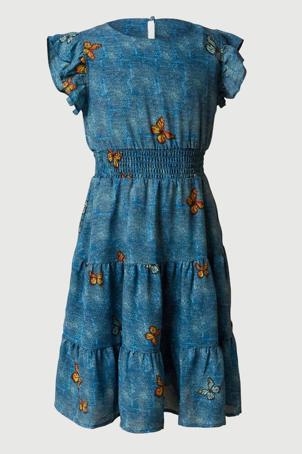 HAYDEN GS0007 BFLY SMOCK DRESS