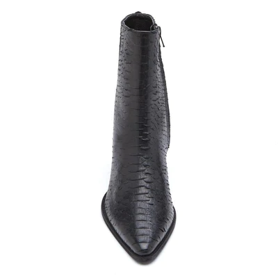 Leather Snake Boot