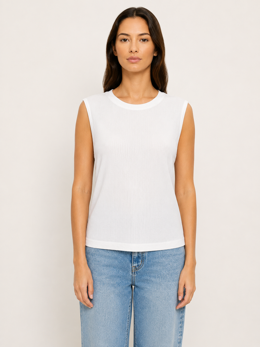 JORGI CROP CREW RIB TANK