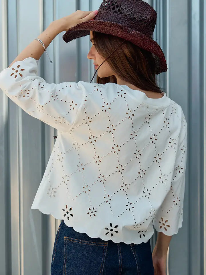 RAIS EC12843 EYELET SS TOP