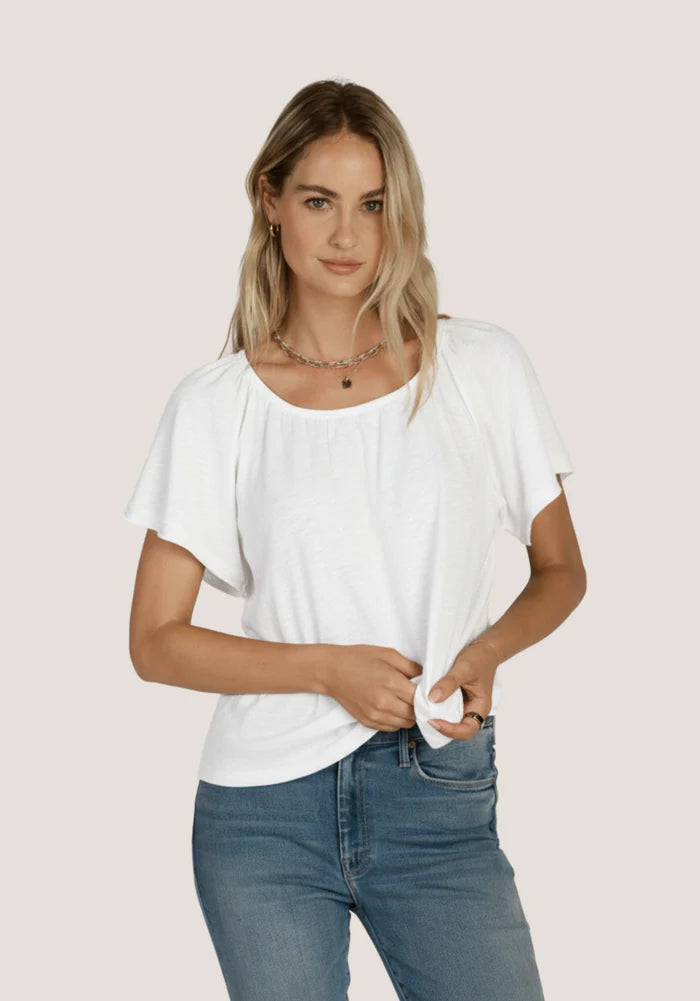 DYLAN G5W87TCS SS SCOOP TEE