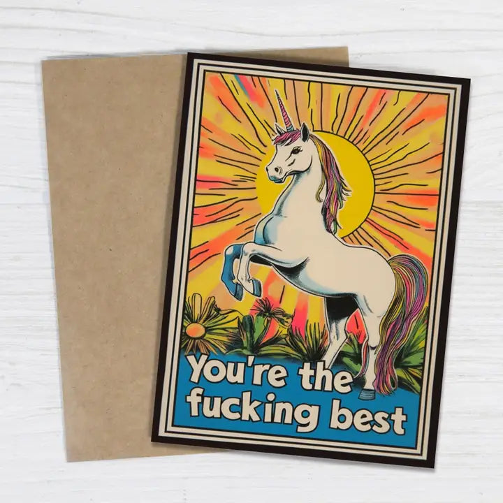 BAD FUNNY GREETING CARD