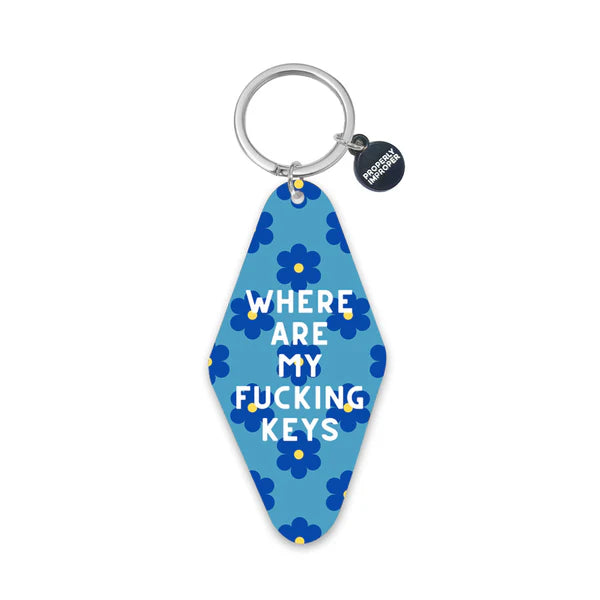 IMPR ASST MOTEL KEYCHAIN