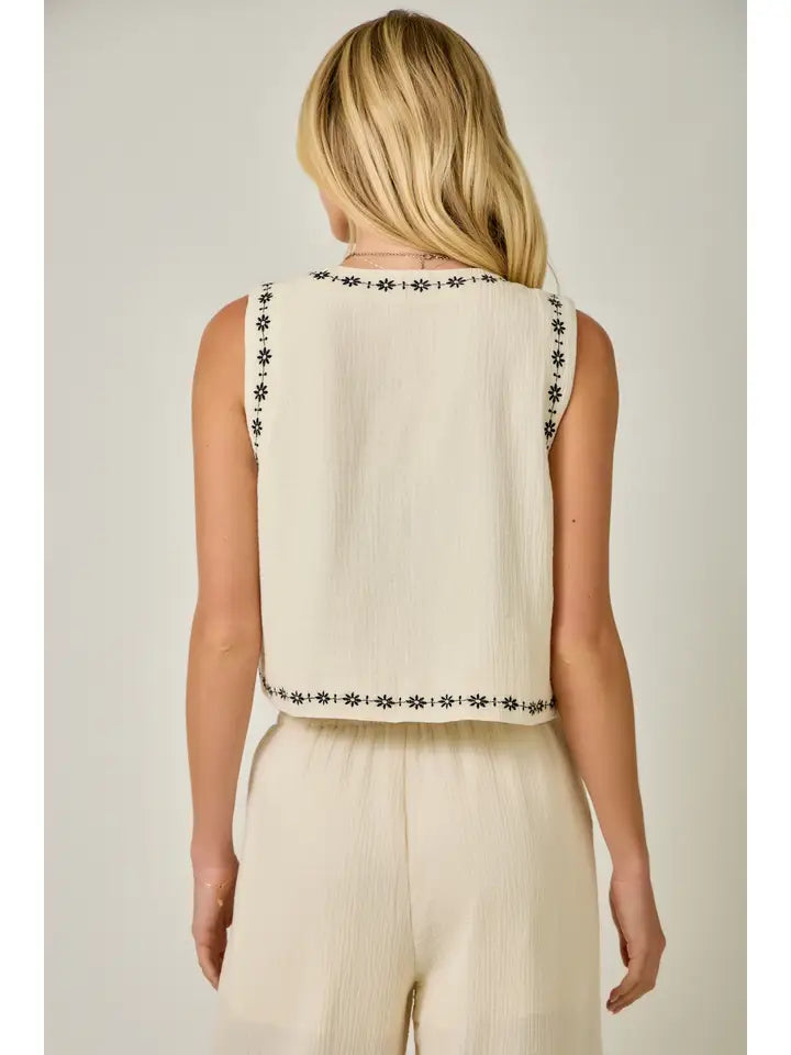 MTREE 71005 EMB TIE VEST
