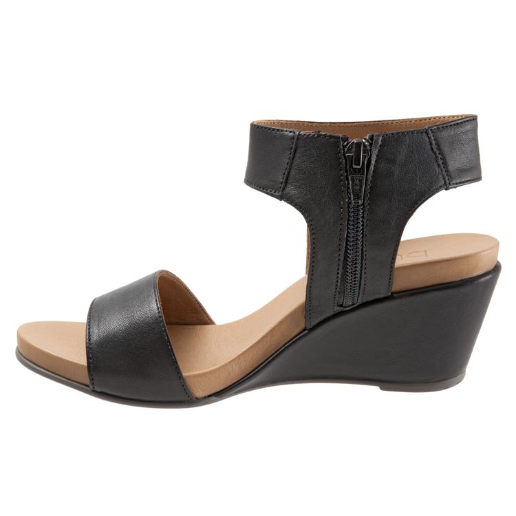 BUENO IDA ZIP UP UP LTHR WEDGE