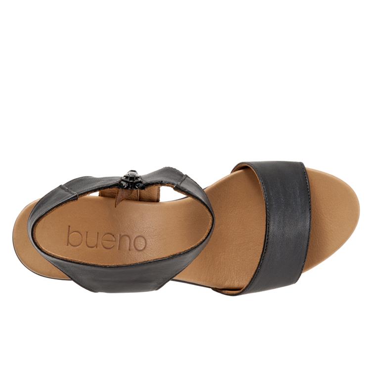 BUENO IDA ZIP UP UP LTHR WEDGE