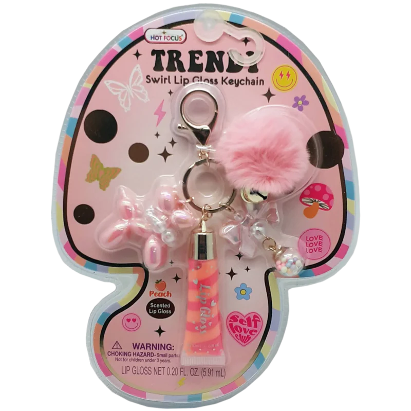 HF TRENDY LIP GLOSS KEYCHAIN