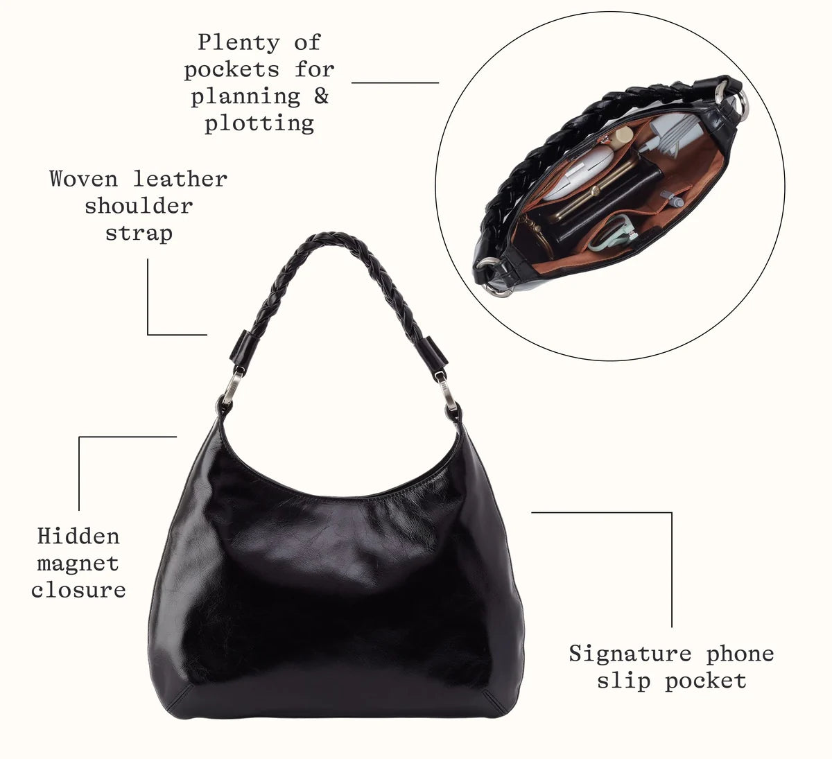 HOBO MADISON SHLDR PURSE