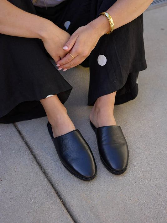 SEY MY LIFE LTHR SLIPPER SHOE
